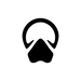 The Donkey Long Tong Logo. A black Donkey Hoof print