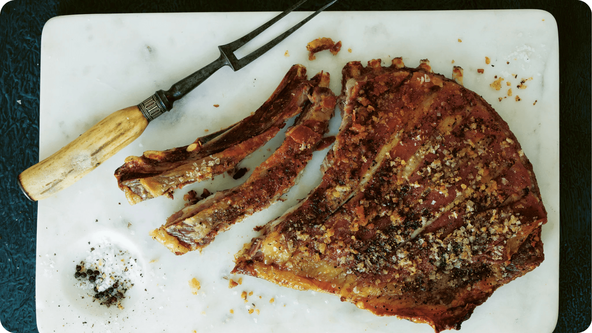 Recipe: Salt & Pepper Lamb Ribs on the Braai - Donkey Long Tong